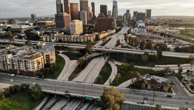 Los Angeles County Named Most Dangerous Area In The U S For Natural   GettyImages 1217287460 