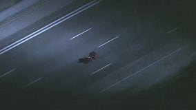 Motorcyclist in custody after leading CHP on high-speed chase in San Fernando Valley