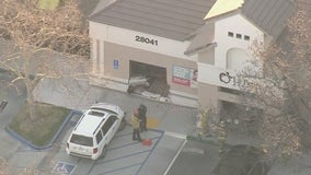 3 kids hurt after vehicle crashes into a preschool in Santa Clarita area