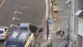 Suspects wanted for pistol-whipping, shooting man in front of family in downtown LA