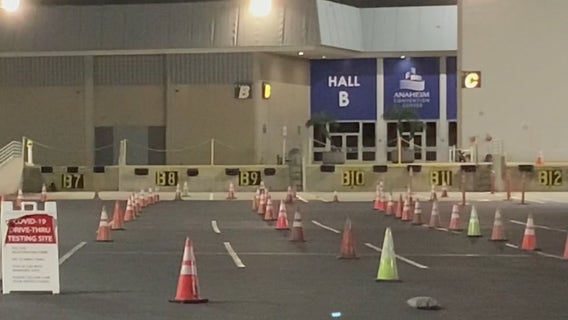 Mass COVID-19 vaccination site opens at Anaheim Convention Center