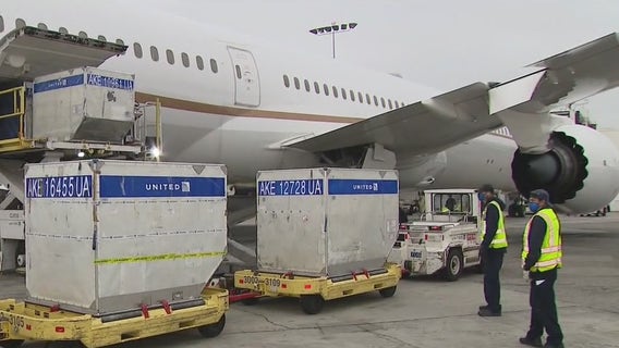 Take a behind-the-scenes look at the COVID-19 vaccine delivery process at LAX