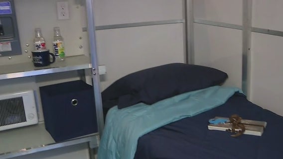 Tiny homes community opens in North Hollywood, offering second chance for people battling homelessness