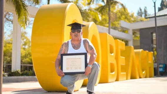 62-year-old Orange County man graduates college after decades of drug use and incarceration