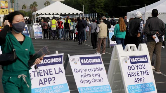 Disneyland vaccination site to close temporarily due to lack of supply