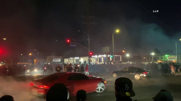 Multiple spectators hurt during illegal street takeovers in SoCal over the weekend: police