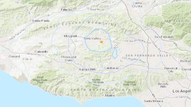 3.2 magnitude earthquake hits Simi Valley area