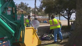 Echo Park closed after protests, arrests; repair and renovation project proceeds