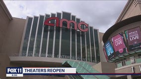 Movie theaters reopen as LA County moves to red tier
