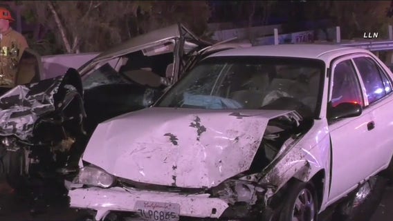 2 killed, 3 injured in wrong-way crash on 110 Freeway