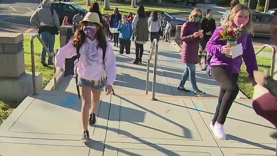 COVID cases trending down among LA County kids; community transmission remains high