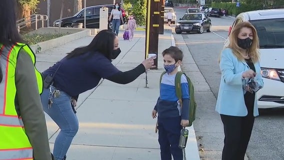 Long Beach, Glendale, Manhattan Beach, Downey school districts welcome back students for in-person learning