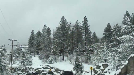 Late winter storm brings snow to SoCal mountains