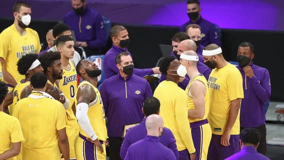 LA County says there is no known plan to provide COVID-19 vaccine shots to the Lakers