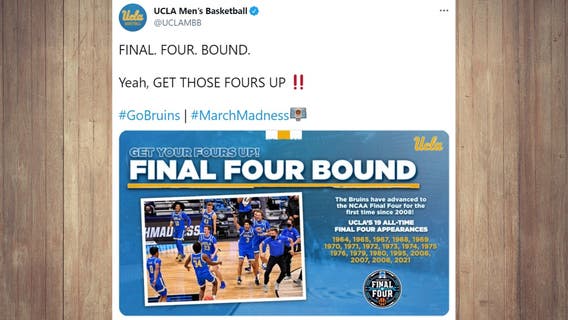 No. 11 UCLA punches ticket to Final Four after upsetting No. 1 Michigan