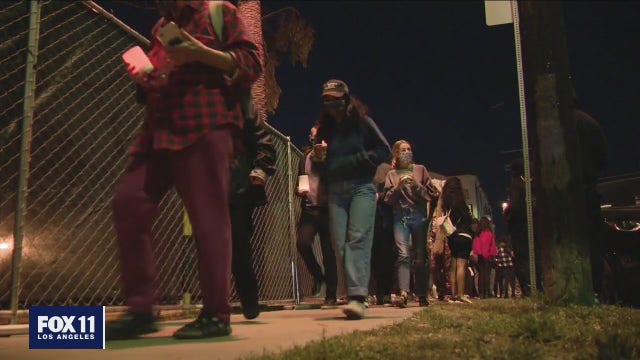 'These programs don't care about you': Unhoused residents hold vigil after Echo Park closure