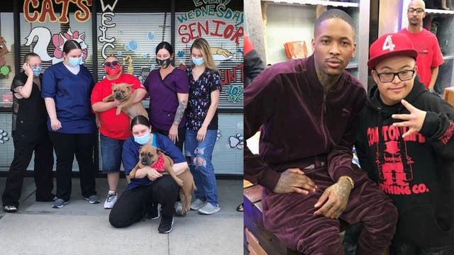 Groomer helps Paramount man reunite with his missing dogs