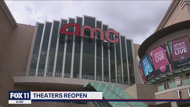 Movie theaters reopen as LA County moves to red tier