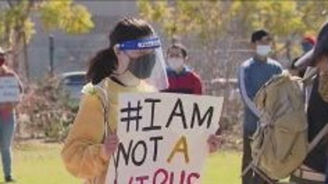 'Stop Asian Hate' rallies take place in Koreatown, city hall, West Hollywood