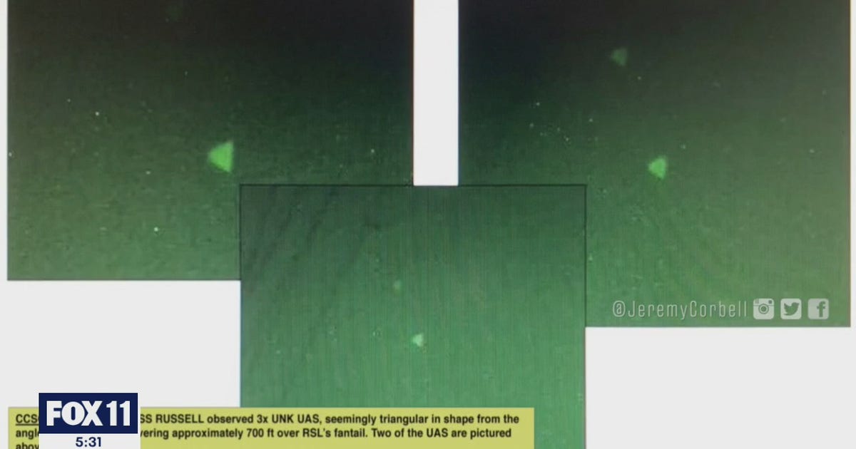 Pentagon confirms recently released video of pyramid-shaped UFOs near San Diego is authentic