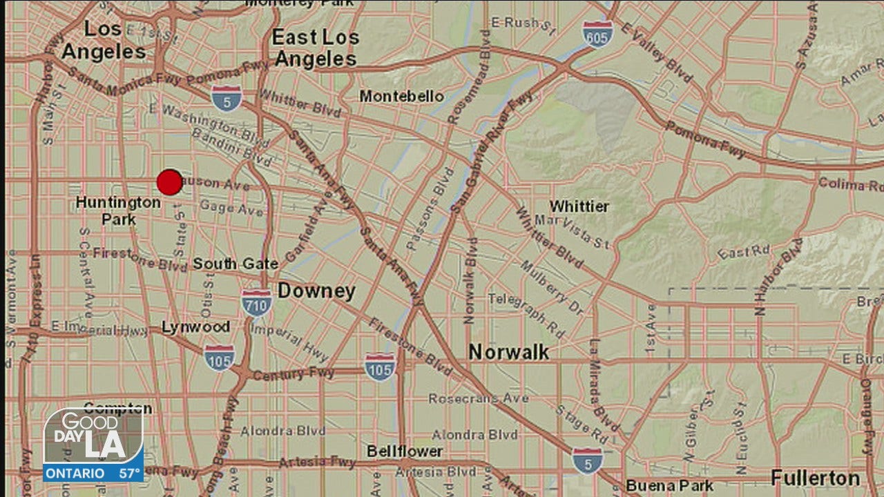 An initial earthquake of magnitude 3.2 struck Huntington Park