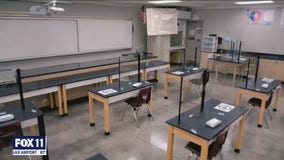 Riverside elementary students return to classrooms for in-person learning