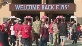 Angel Stadium opens with fans in the stands for first time since 2019