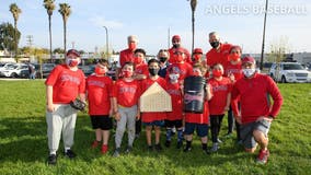 Los Angeles Angels hold youth clinic on Jackie Robinson Day