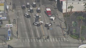 Man wearing body armor shot dead by LAPD officers in Hollywood