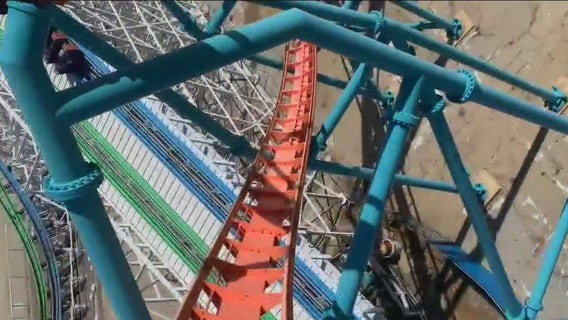 Guests rejoice after 'Thrill Capital of the World' Six Flags Magic Mountain reopens