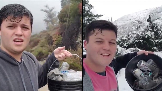 For the past 635 days, this climate activist has picked up a bucket of trash at Eaton Canyon