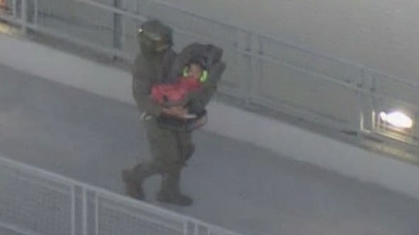 Baby rescued from deadly cliffside crash in Tujunga Canyon