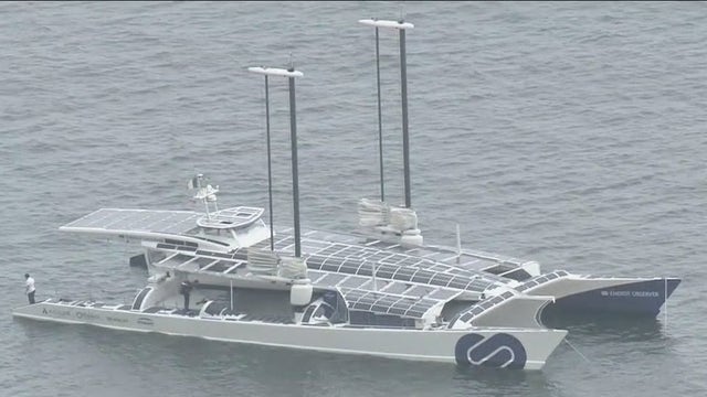 Hydrogen-powered sea vessel on display in Long Beach