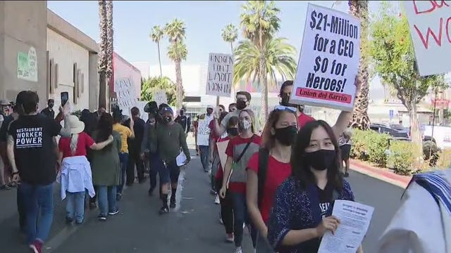 Workers protest announced Kroger store closures amid 'Hero Pay' ordinance