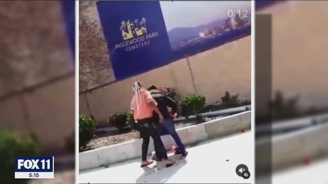 Caught on video: Street vendor attacked, robbed in Inglewood