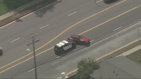 Man arrested in West Covina after leading deputies on a pursuit in suspected stolen vehicle