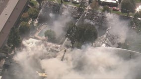 Upland Fire: Massive apartment blaze impacts more than 40 units, firefighter hurt