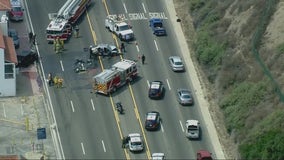 Multi-car crash in Santa Monica under investigation, PCH reopens after closing for hours