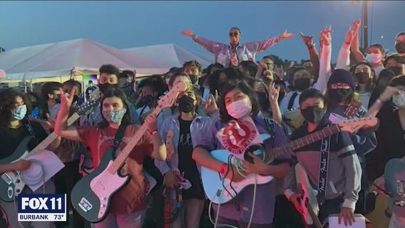 LAUSD students rocked out at VAX LIVE concert at SoFi Stadium