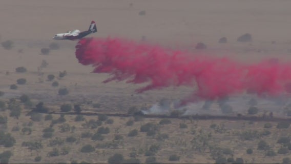 Wee Vill: Crews stop forward progress of wildfire in Antelope Valley