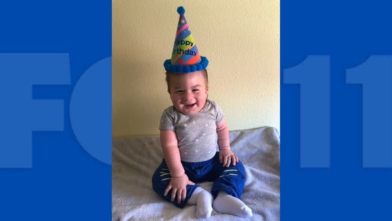 Family celebrates birthday of boy named after FOX 11 anchor