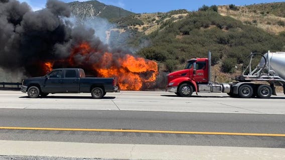 Devore Fire that sparked along Cajon Pass now fully contained