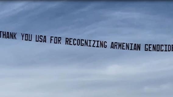 LA woman rents plane to say 'thank you' to President Biden for recognizing the Armenian Genocide