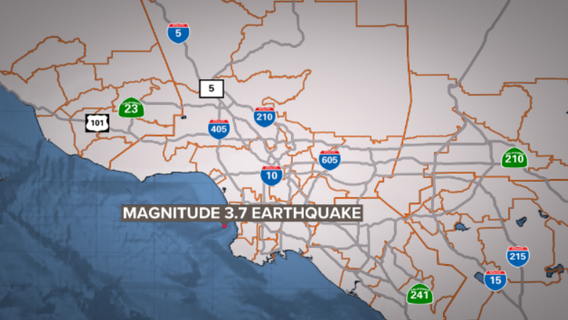 3.7-magnitude earthquake shakes Hermosa Beach area, USGS reports