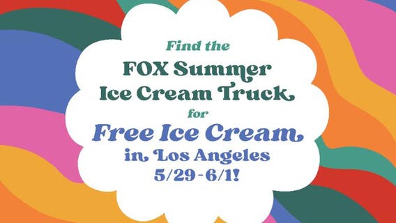 Enjoy some free ice cream with the FOX Summer Food Truck