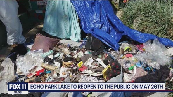 Echo Park Lake to reopen to the public on May 26