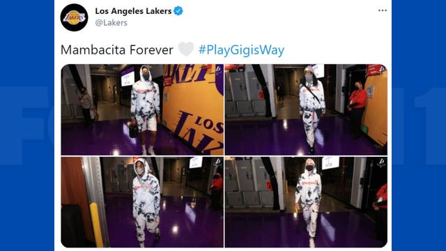 NBA stars pay tribute to Gianna Bryant by sporting 'Mambacita' gear