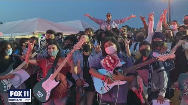 LAUSD students rocked out at VAX LIVE concert at SoFi Stadium