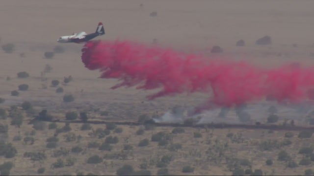 Wee Vill: Crews stop forward progress of wildfire in Antelope Valley