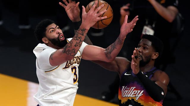 Anthony Davis takes charge in Lakers’ emphatic 123-110 win over Suns